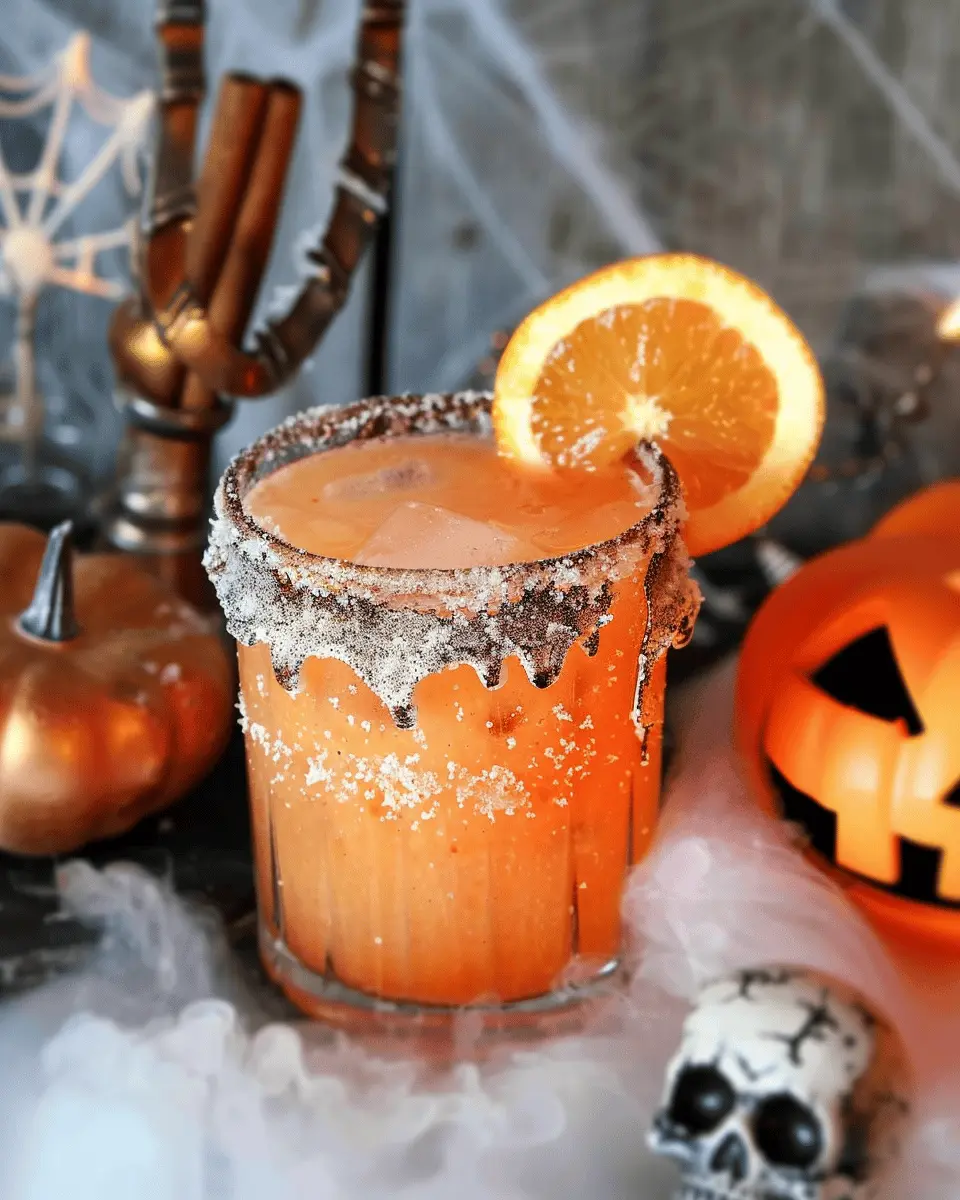 Orange Pop Halloween Drink: Easy Tequila Hallo-Rita Recipe