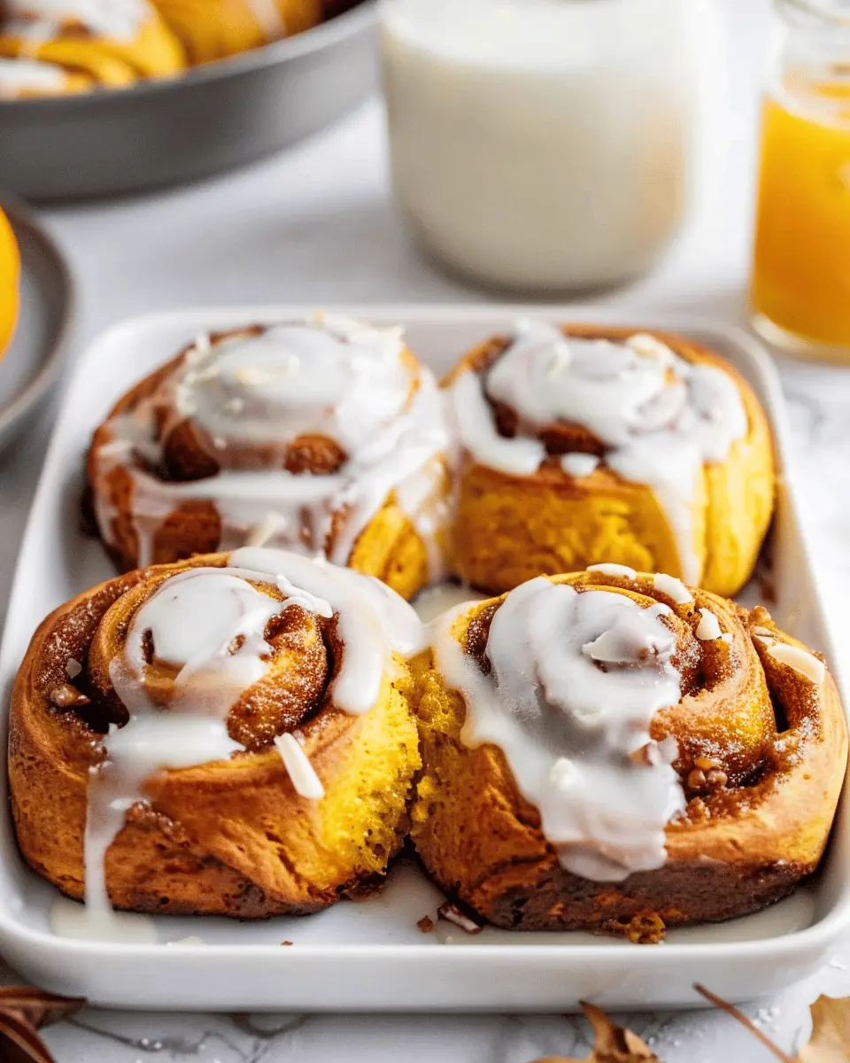 Pumpkin Cinnamon Rolls: The Best Cozy Treat for Fall Mornings