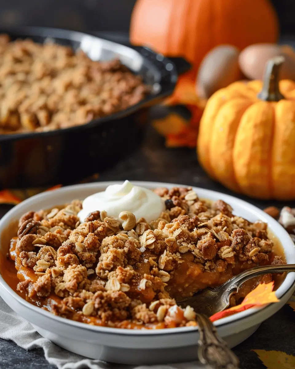 Pumpkin Crisp: The Best Cozy Dessert for Fall Gatherings