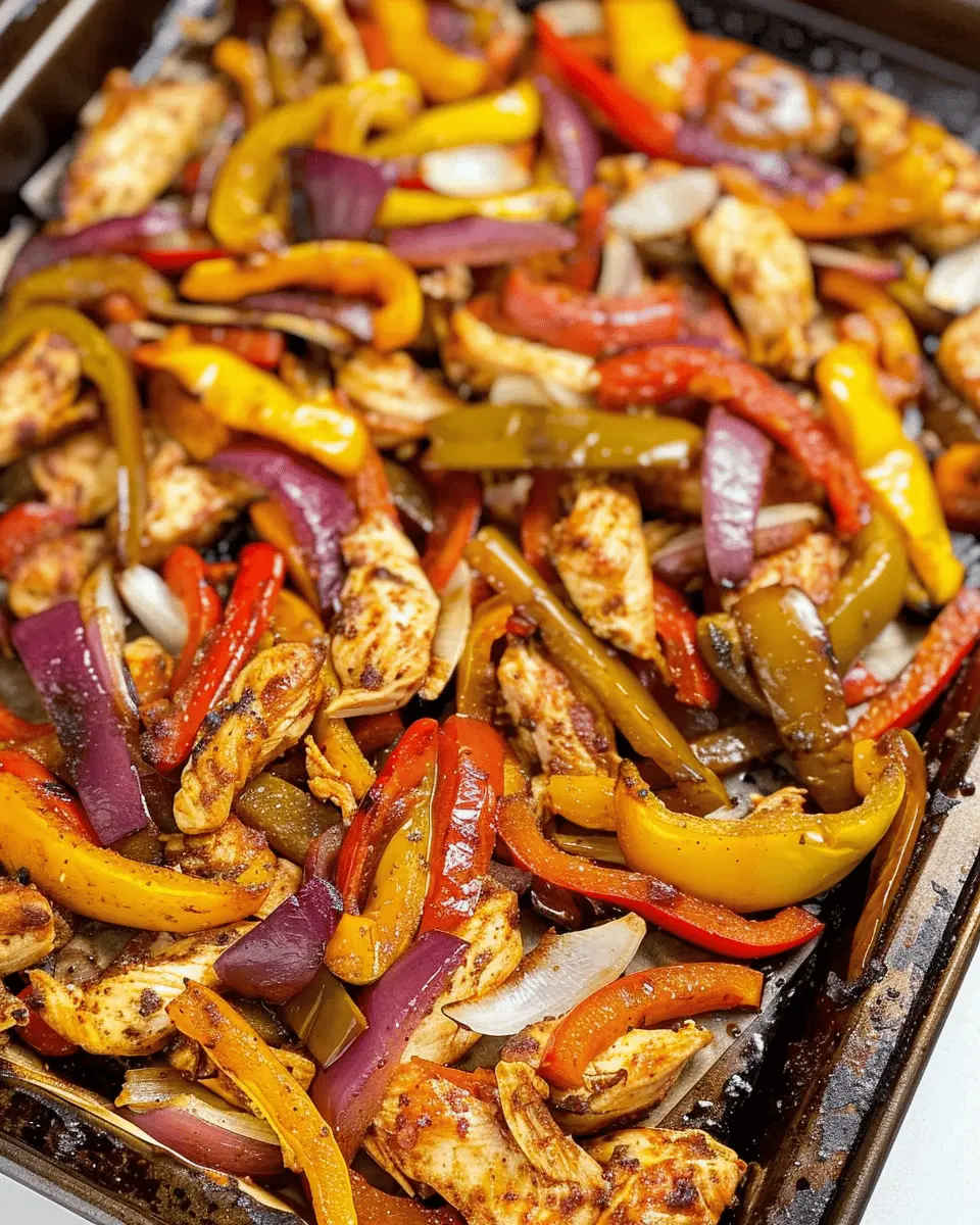Sheet Pan Chicken Fajitas: Easy Weeknight Dinner Delight