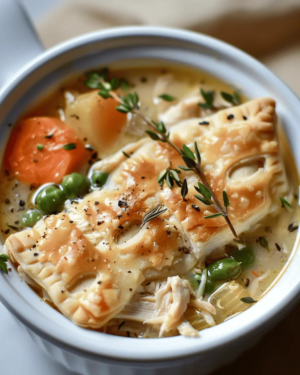 Crockpot Chicken Pot Pie Soup: Easy Comfort Food for All