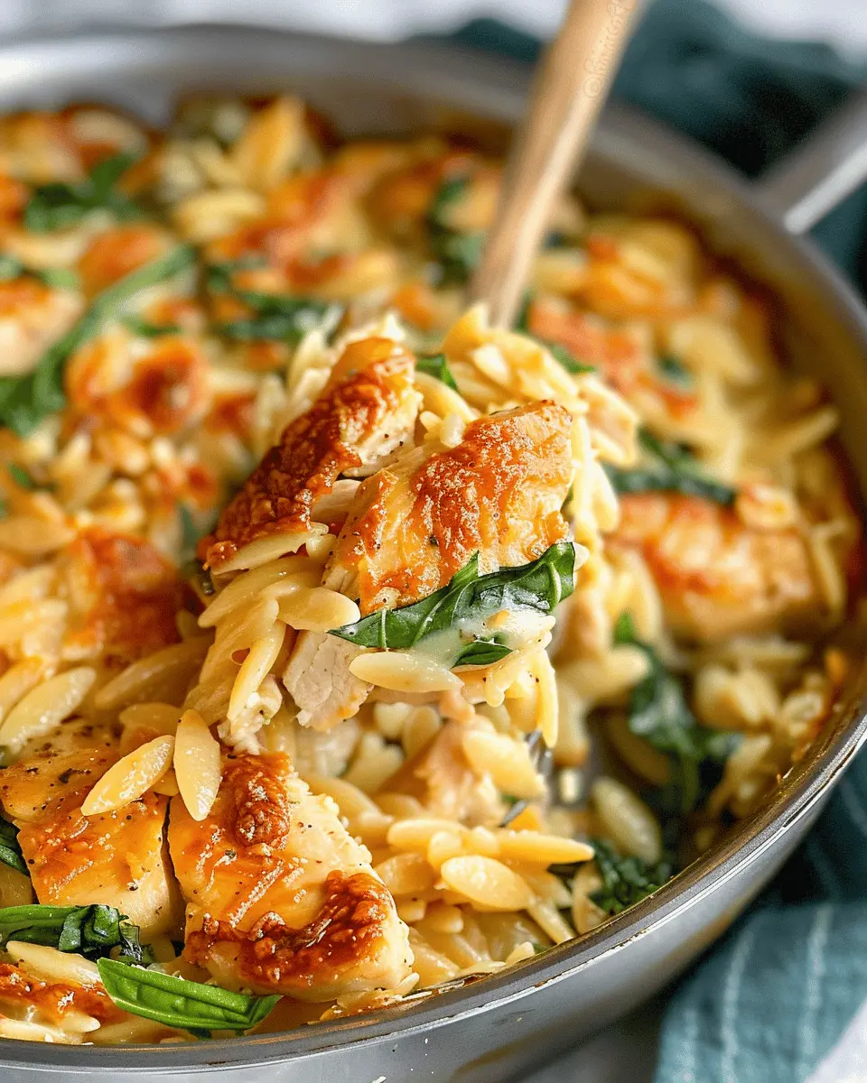 Monterey Chicken One Pan Orzo: Easy, Savory Comfort Food