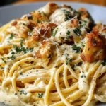 Creamy Cajun Chicken Spaghetti with Garlic Mozzarella Sauce