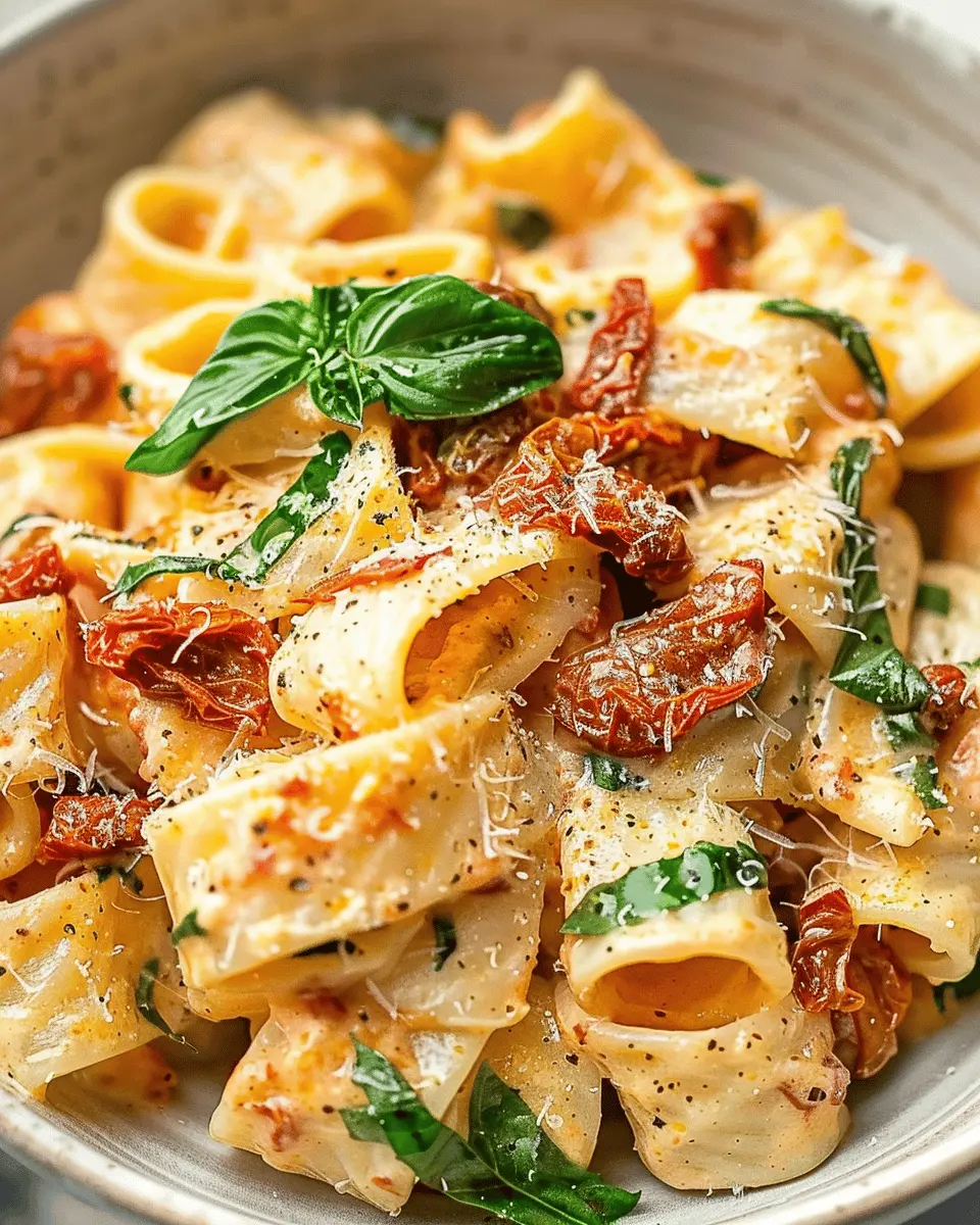 Sun-Dried Tomato Pasta: A Flavorful Twist with Turkey Bacon