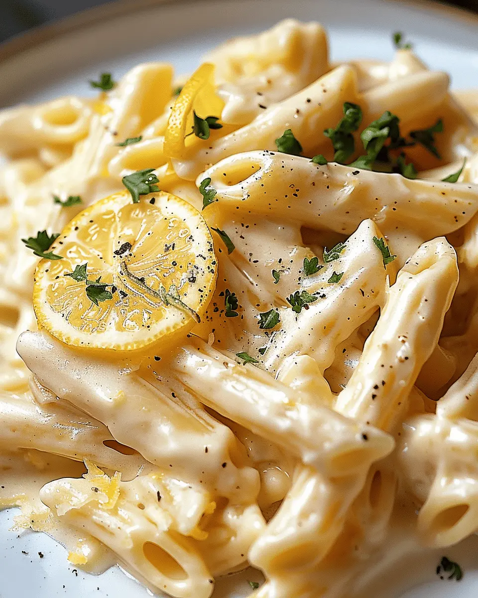 Creamy Lemon Pasta with Turkey Bacon: A Delightful Weeknight Dish