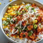 Street Corn Chicken Rice Bowl