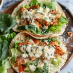 Smash Chicken Caesar Tacos