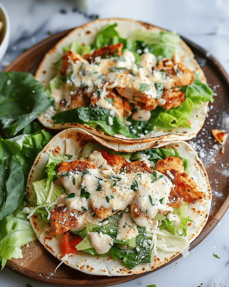 Smash Chicken Caesar Tacos: A Juicy Twist on Taco Night