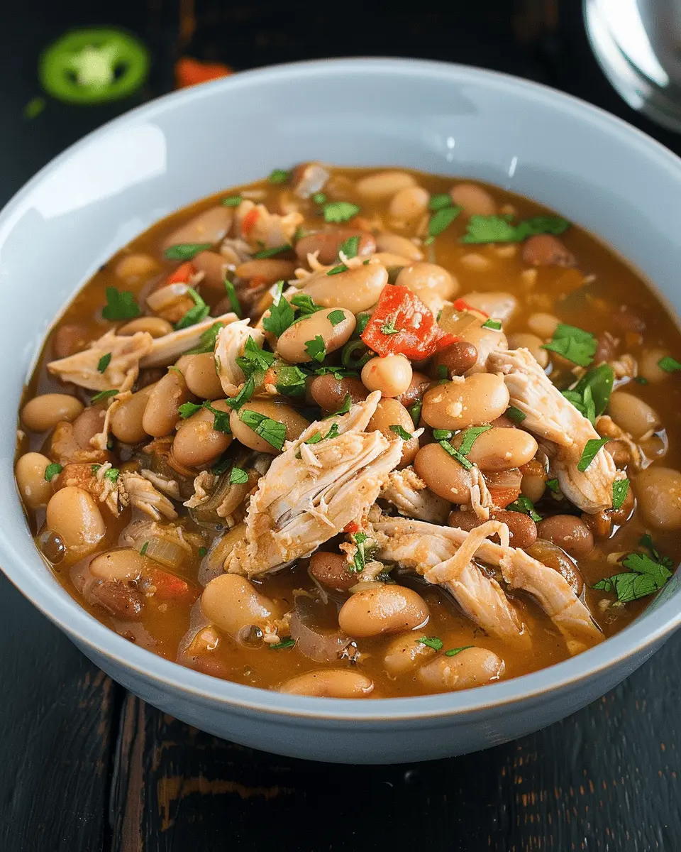 Jalapeño Beans: Easy Shredded Chicken Delight for Home Cooks