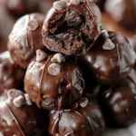 No-Bake Cottage Cheese Brownie Batter Protein Bites