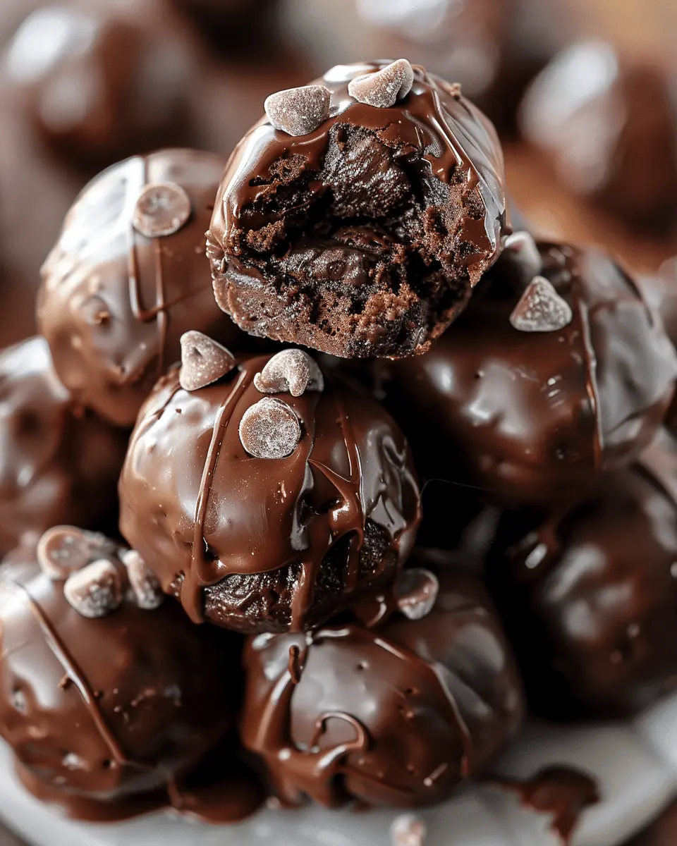 No-Bake Cottage Cheese Brownie Batter Protein Bites for Guilt-Free Indulgence
