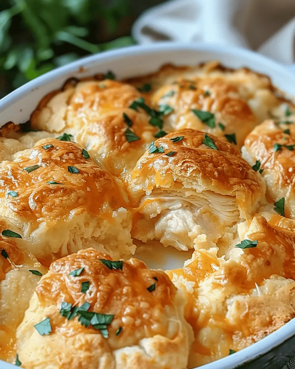 Cheddar Bay Chicken Cobbler: Easy Comfort Food with Turkey Bacon