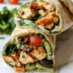 Mediterranean Chicken Wraps
