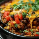 Slow Cooker Taco Casserole