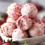 Strawberry Cheesecake Protein Balls