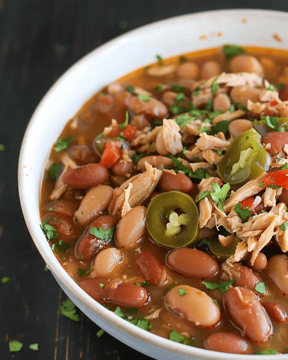 Jalapeño Beans with Shredded Chicken: Easy Recipe for Flavor Lovers