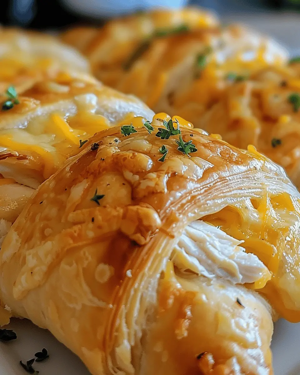 Cheesy Chicken Crescent Rolls: Easy Comfort Food Delight