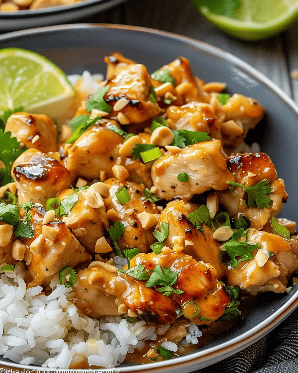 Thai Peanut Chicken: Easy Homemade Delight for Every Palate
