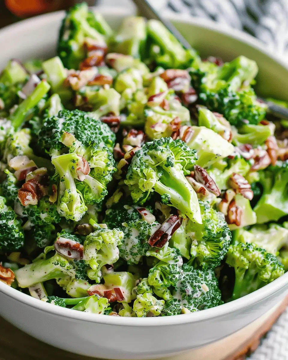 Broccoli Salad with Turkey Bacon: A Fresh and Easy Delight