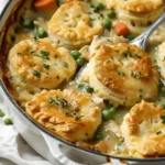 Chicken Pot Pie with Biscuits