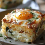Baked Eggs Napoleon