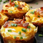 Loaded Bacon and Egg Hash Brown Muffins