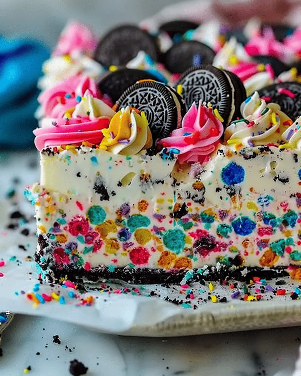 No-Bake Funfetti Oreo Icebox Cake: The Easy Indulgence You Need