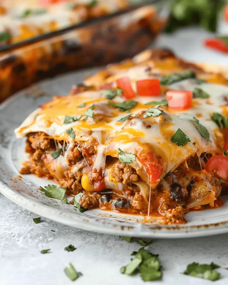 Beef Enchilada Casserole: An Easy, Flavorful Family Favorite