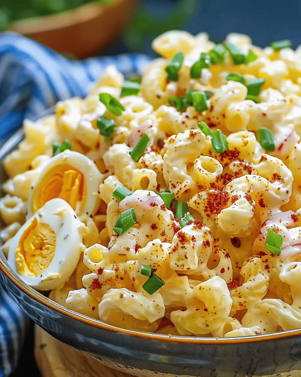 Deviled Egg Pasta Salad: A Creamy Turkey Bacon Delight