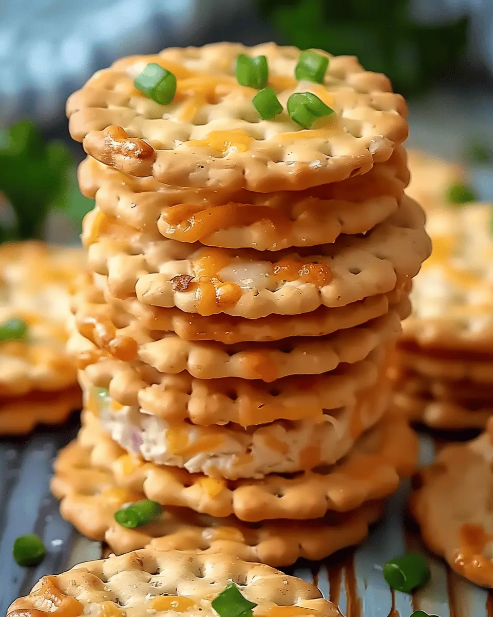 Ritz Crackers Party Snacks – Easy Cheddar & Turkey Bacon Treats