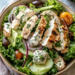 Greek Tzatziki Chicken Salad Bowl