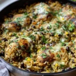 Salsa Verde Chicken & Rice Skillet