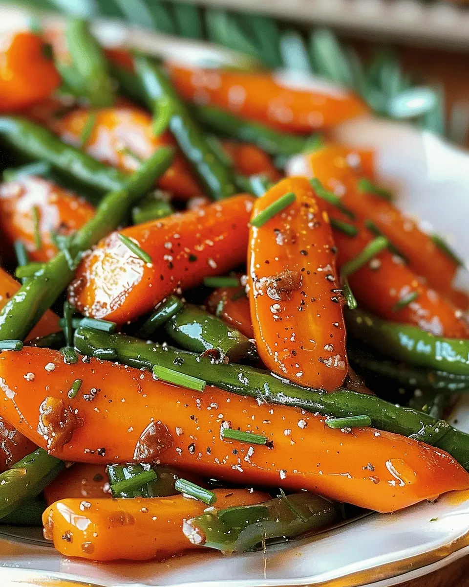 Honey Glazed Carrots & Green Beans: Easy Comfort Food Delight