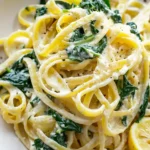 Lemon Ricotta Pasta with Spinach