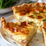 Creamy Puff Pastry Quiche Lorraine