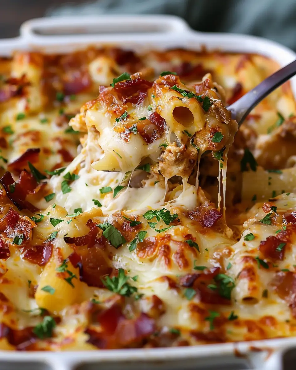 Crazy Good Casserole: Indulgent Turkey Bacon &amp; Chicken Ham Delight