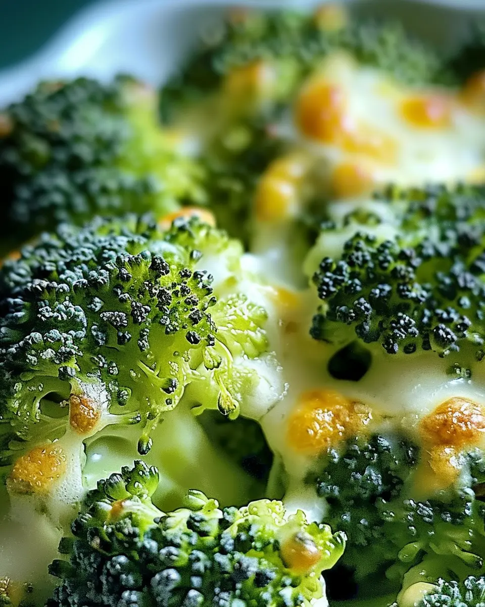 Cheesy Broccoli Delight with Turkey Bacon and Chicken Ham