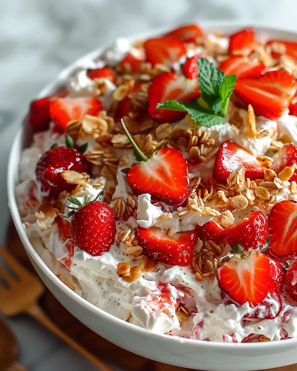 Strawberry Crackle Salad: A Refreshingly Easy Recipe with Turkey Bacon