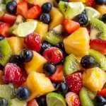 Fruit Salad with Honey Lime Dressing