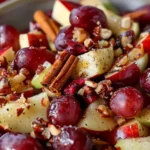 Cinnamon Apple Grape Salad