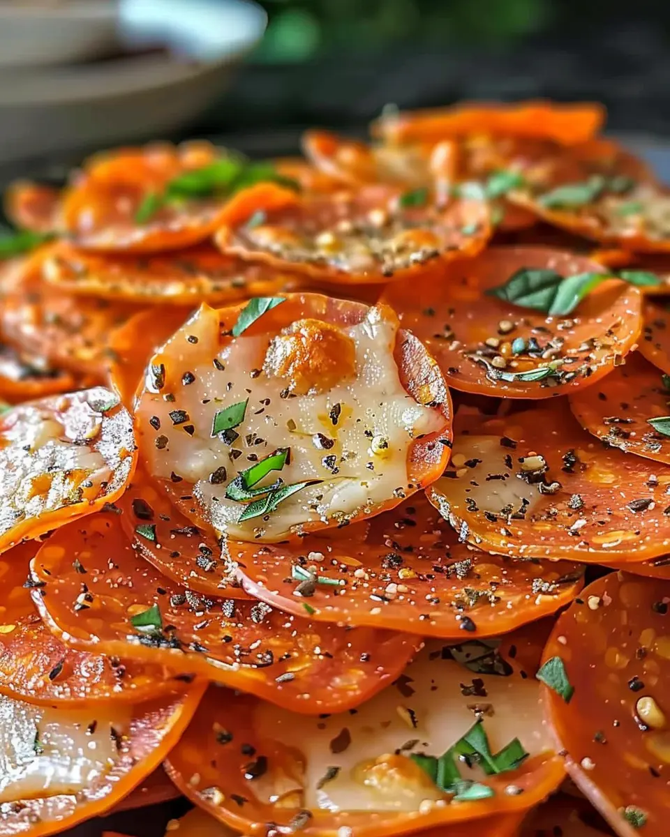 Pepperoni Cheese Crisps: Easy Snacks for a Savory Indulgence