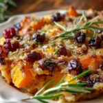 Sweet Potato & Cranberry Gratin