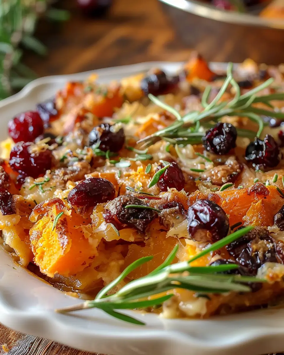 Sweet Potato Cranberry Gratin: An Easy Indulgent Holiday Dish