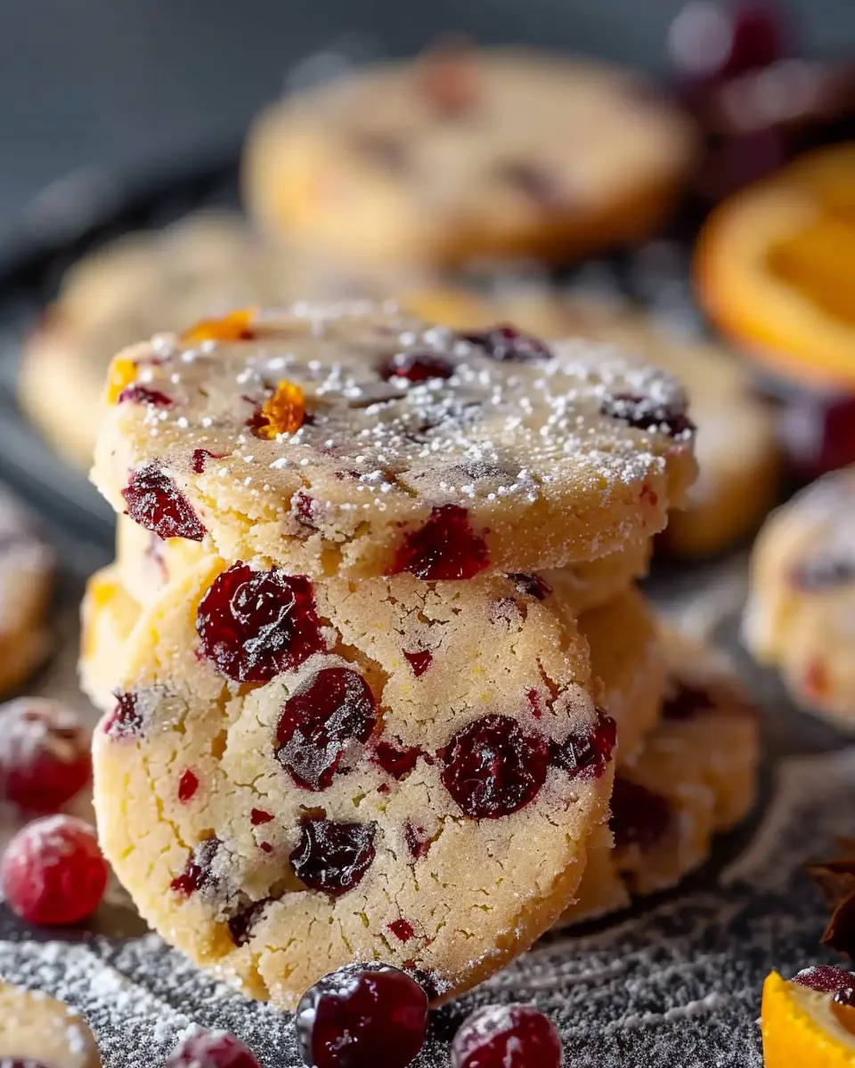 Cranberry Orange Shortbread Cookies: Easy &amp; Irresistibly Delicious