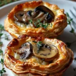 Mini Mushroom and Gruyère Pot Pies with Thyme