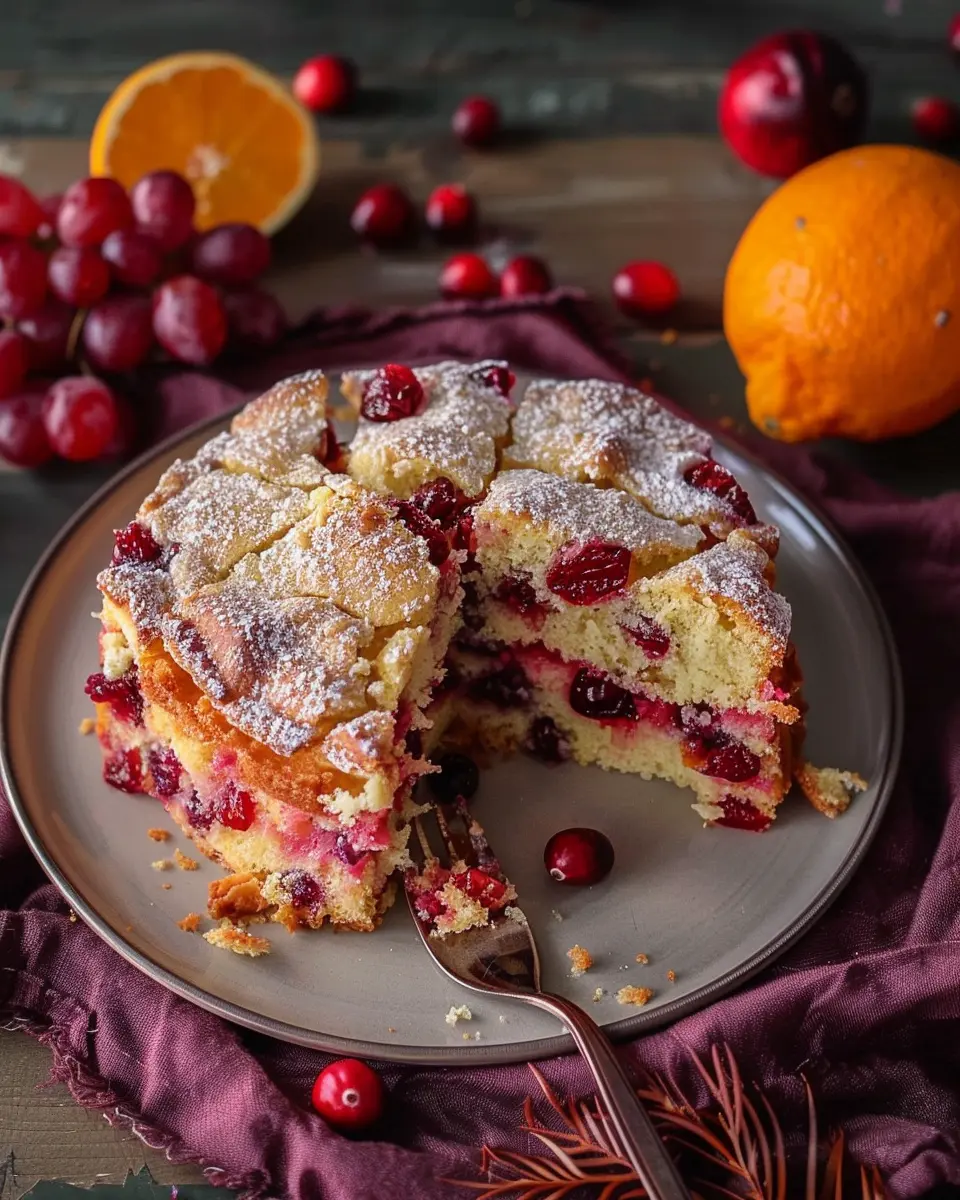 Orange Cranberry Cake: The Best Homemade Recipe to Indulge In