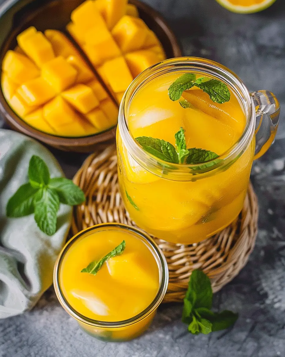 Homemade Mango Lemonade: Refreshing and Easy Summer Delight