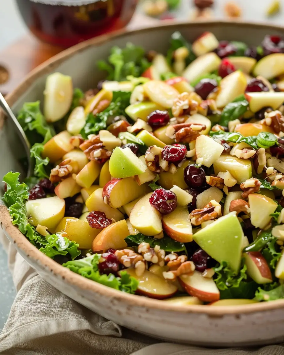 Apple Cranberry Walnut Salad Recipe: A Refreshing Fall Delight