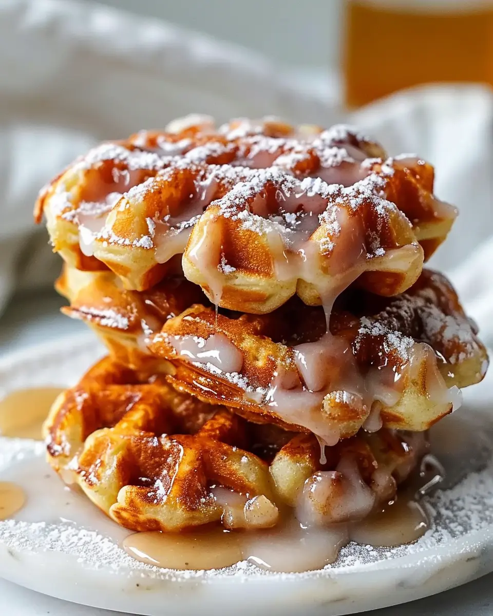 Apple Fritter Waffle Donuts: Indulgent Delight for Breakfast