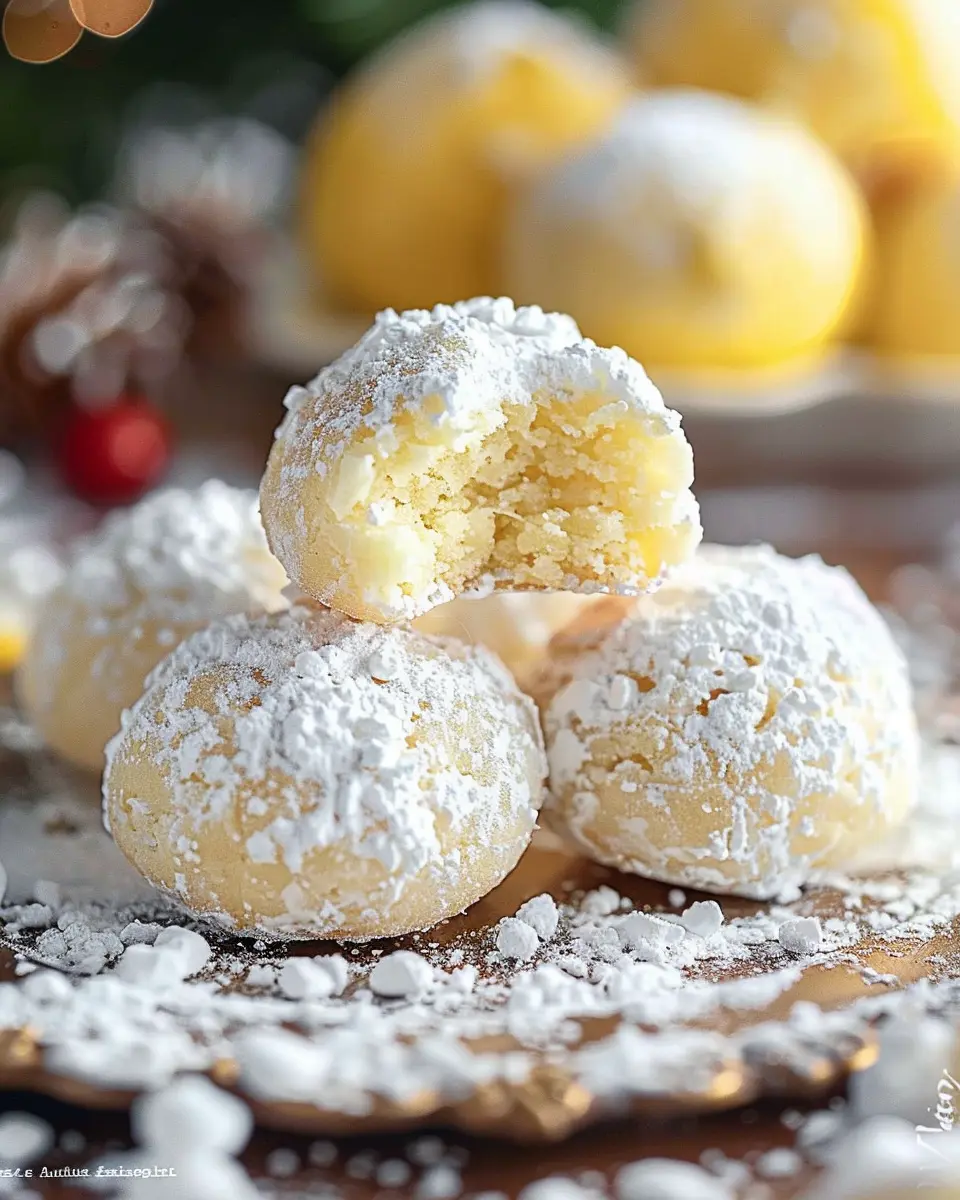 Lemon Cream Snowball Cookies: The Best Indulgent Treat Recipe